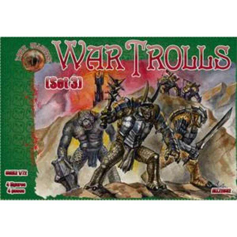 Moderne Figurine belle présence: Figurine Trolls de guerre Set 3