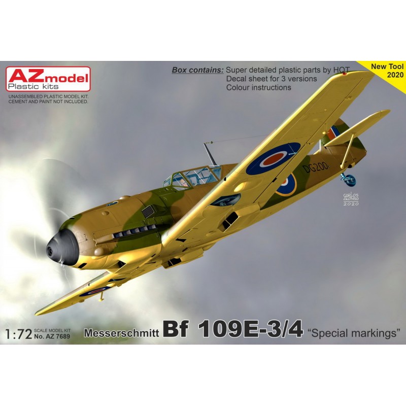 Jolie Statue: Maquette Messerschmitt Bf-109E 'Marquages ​​spéciaux', Pt.II