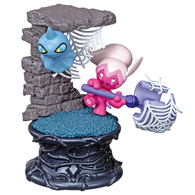 Sympa Figurine: Pokémon - Figurine Forgella & Polichombr - Little Night Collection - RE-MENT