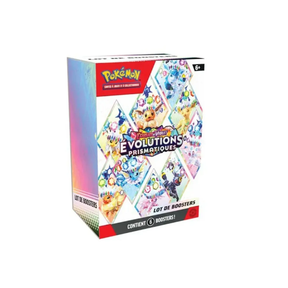 Soignée Décoration esprit déco: Pokémon - Lot de 6 Boosters Evolutions Prismatiques