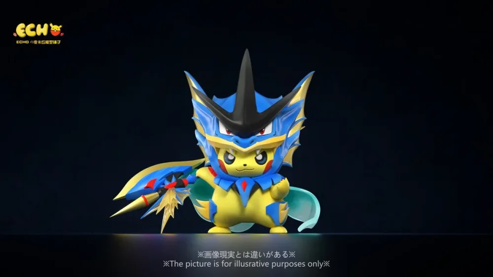 Modèle vitrine esprit collection: [PREORDER] Cosplay Pikachu [ECHO] – Pikachu Cosplay Mega Gyarados
