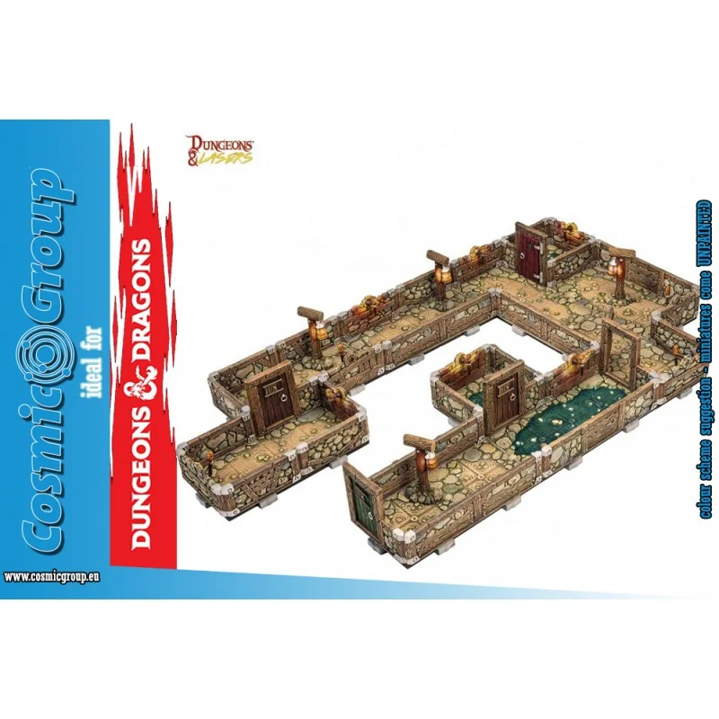 Compacte Sélection format compact: D&l dwarven mine walls