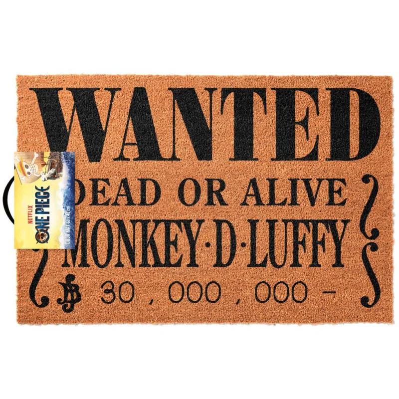 Design belle présence: ONE PIECE NETFLIX - Wanted - Paillasson