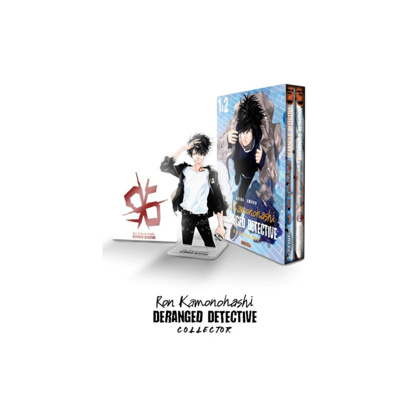 Déco pour collection: Ron Kamonohashi - deranged detective - coffret collector tomes 1 et 2