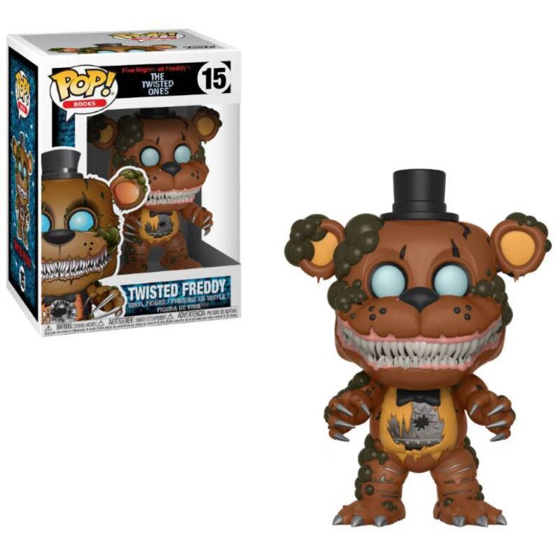 Geek Déco: Five Nights at Freddy's The Twisted Ones POP! Books Vinyl Figurine Twisted Freddy 9 cm