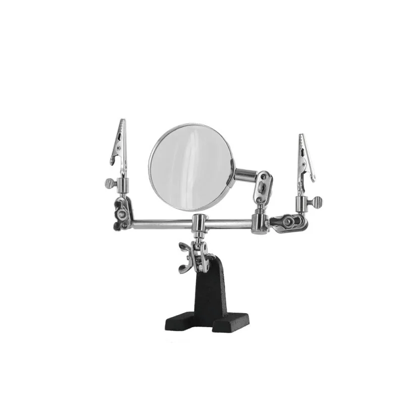 Objet déco style pop: Troisième main avec verre grossissant