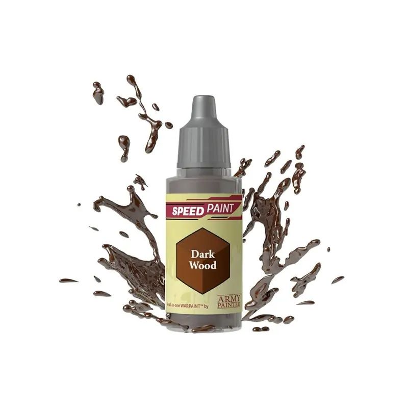 Belle pièce style rétro: Peinture Speedpaint Dark Wood