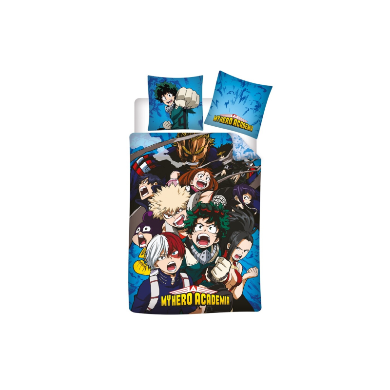 Vitrine look soigné: MY HERO ACADEMIA - Parure de lit 140X200 - '100% Coton'