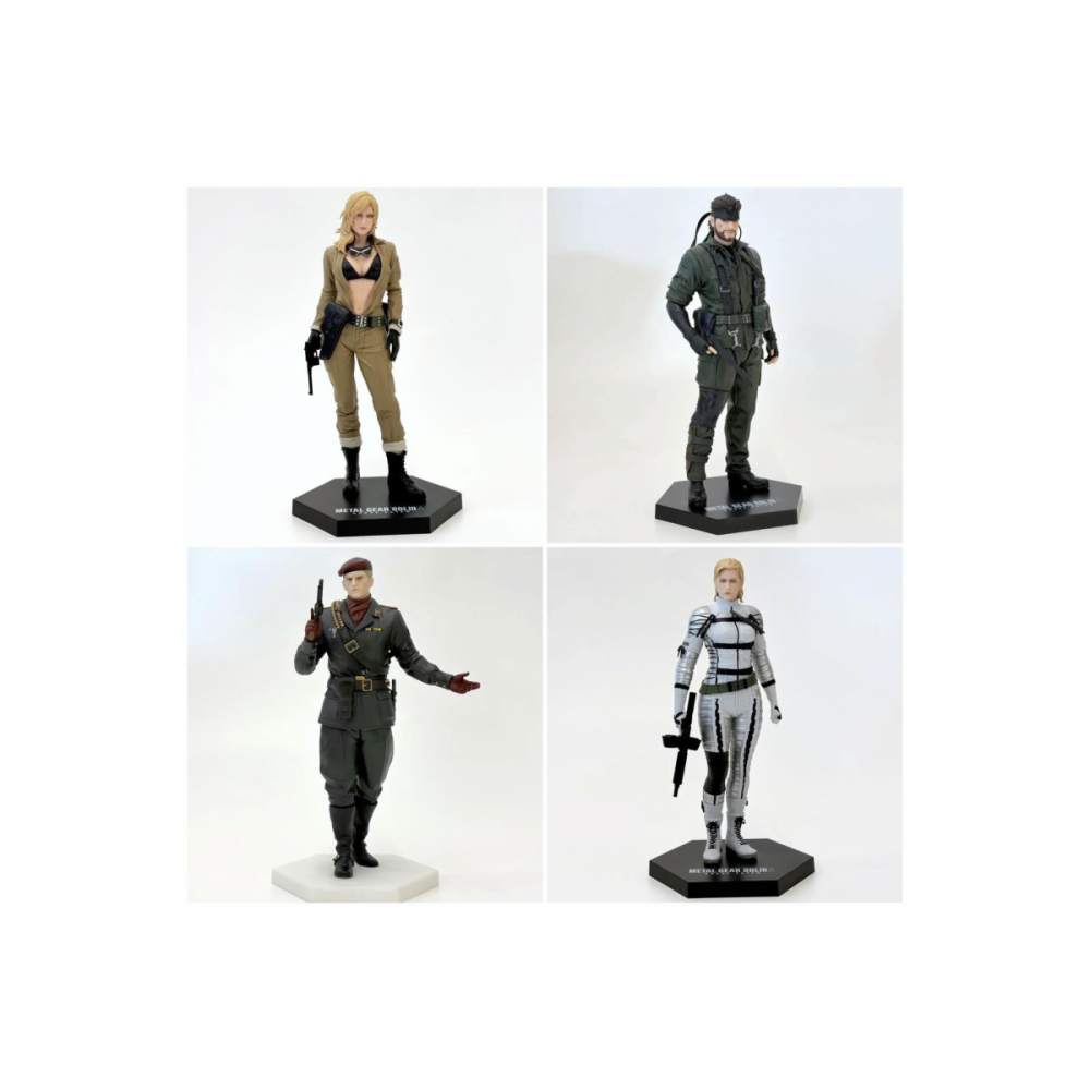 Déco vitrine déco: Metal Gear Solid Delta Snake Eater Figure Collection (Set de 4 figurines)