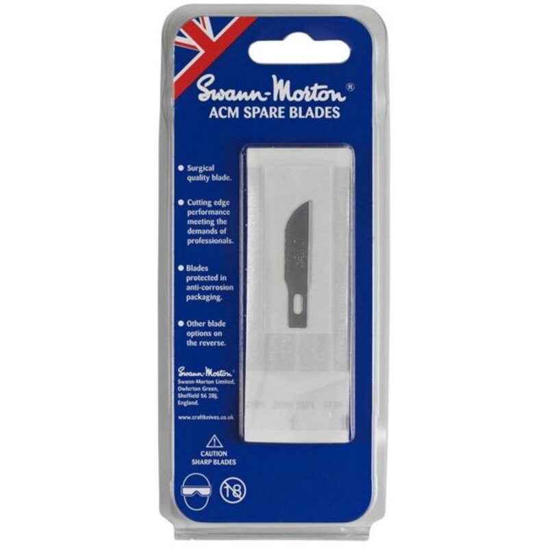 Belle Création: No.7 Blade to fit SM9105 No.1 handle in pack of 5 blades.