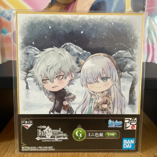 Fate/Grand Order – Mini Shikishi Anastasia Nikolaevna Romanova & Kadoc Zemlupus Ichiban Kuji Cosmos in the Lostbelt 13.5 cm