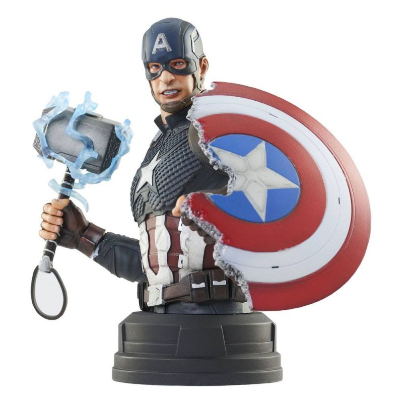 Compacte Décoration: Avengers: Endgame buste 1/6 Captain America 15 cm