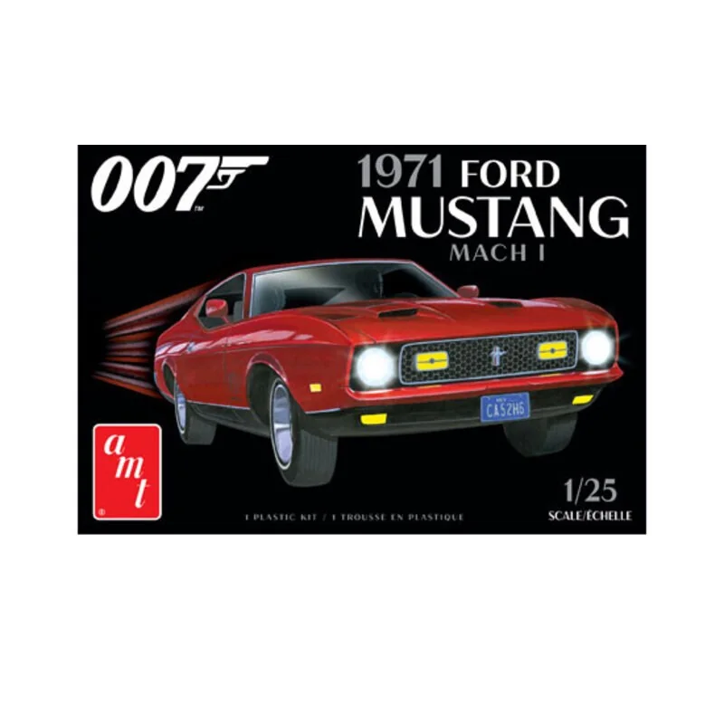 Jolie Objet à exposer: Maquette voiture James Bond 1971 Ford Mustang Mach I 1:25