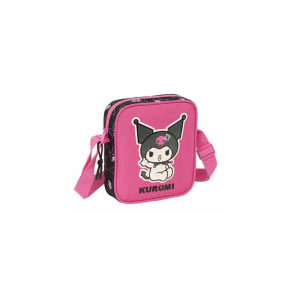 Pièce style rétro: KUROMI - Mini Sac à Bandoulière '18x16x4cm'