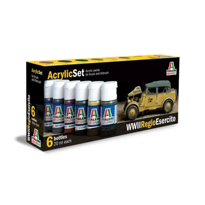 Décoration pour cadeau: Set Peintures Armée Italienne