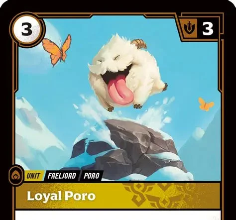 Sympa Déco: Riftbound - Carte Poro loyal Déchaînement FR