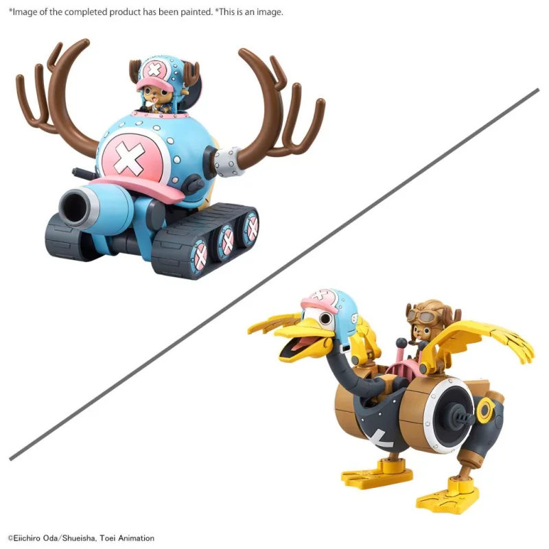 Design style rétro: ONE PIECE - Chopper Robot 1&2 (Chopper Tank & Chopper Wing) -Model Kit