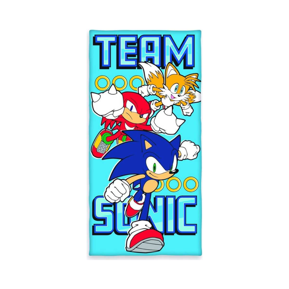 Statue esprit déco: Sonic serviette de plage Team Sonic 70 x 140 cm