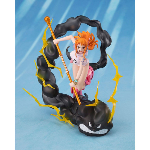 Miniature pour cadeau: One Piece statue Figuarts ZERO Extra Battle Nami Lightning Blast 17 cm - BANDAI