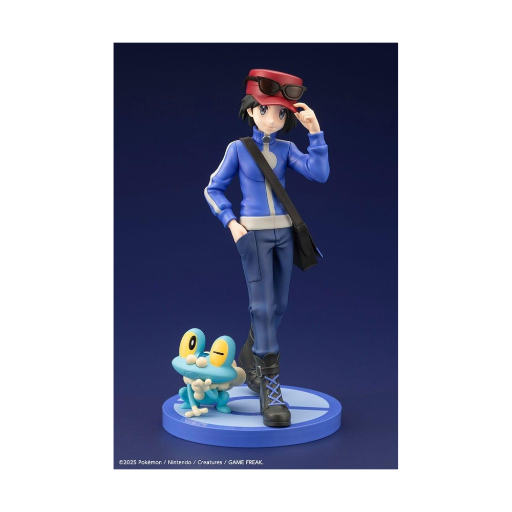 Classique Style look original: Figurine POKEMON - Kalem & Grenousse - Statuette ARTFXJ 1/8 20cm