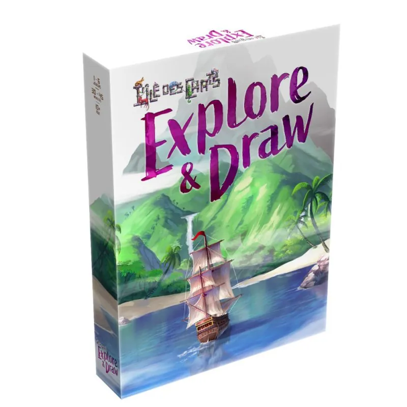 Originale Sélection à exposer: Jeu de société L'ile des chats - explore and draw