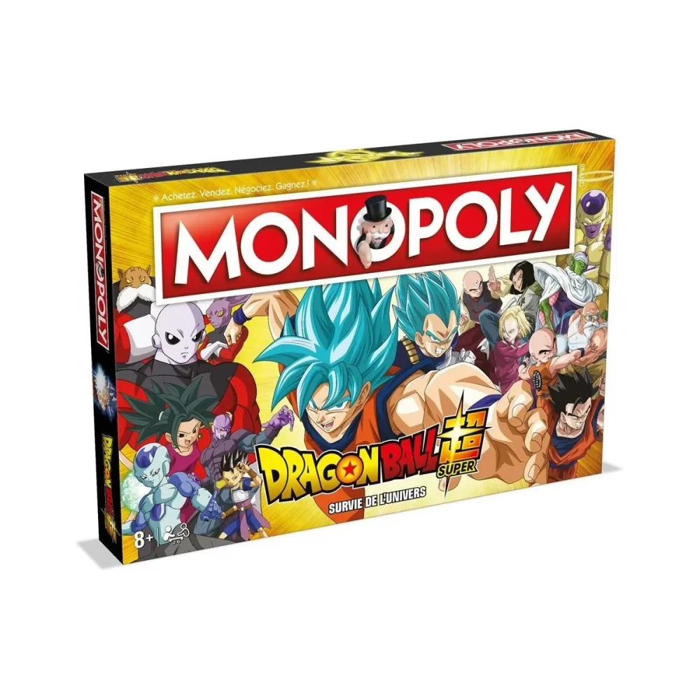 Modèle déco style geek: Monopoly Dragon Ball Super
