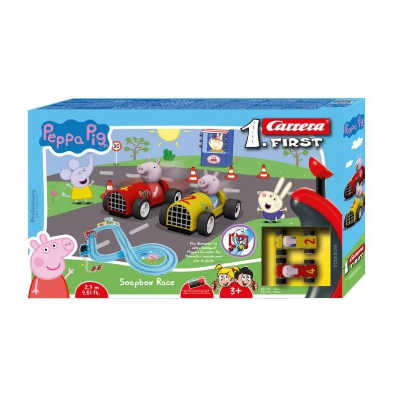 Objet style rétro: Voiture de circuit Peppa Pig - Soapbox Race