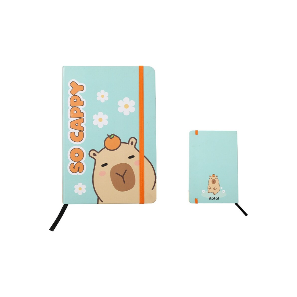 Décoration look soigné: KAWAII - Capybara - Cahier A5