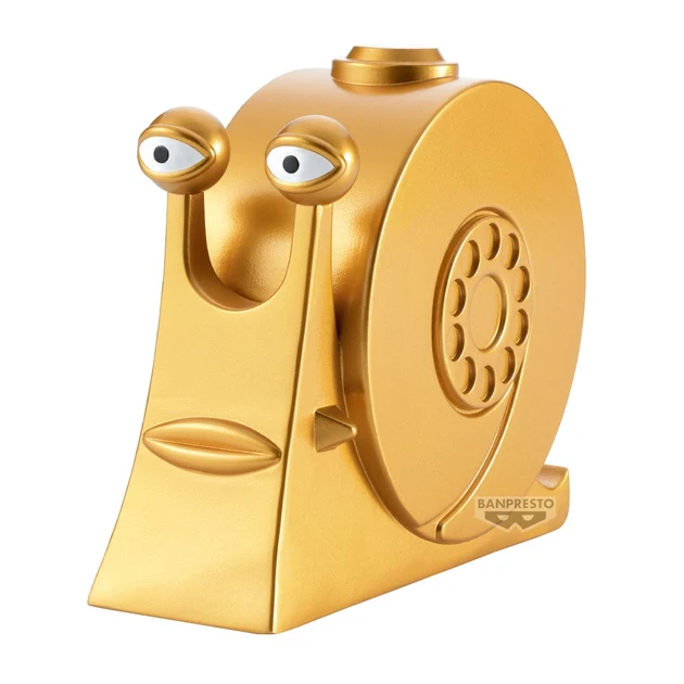 Pièce collection pour étagère: One Piece - Figurine Golden Den Den Mushi - Sofvimates