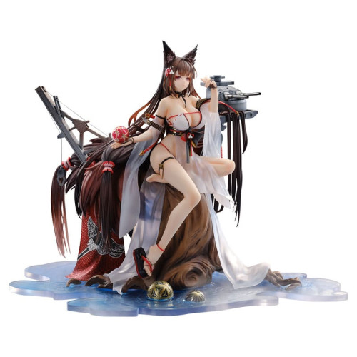 Détaillée Création: Azur Lane statue 1/7 Amagi Wending Waters Serene Lotus Ver. Acrylic Special Edition w/Display 25 cm - APEX