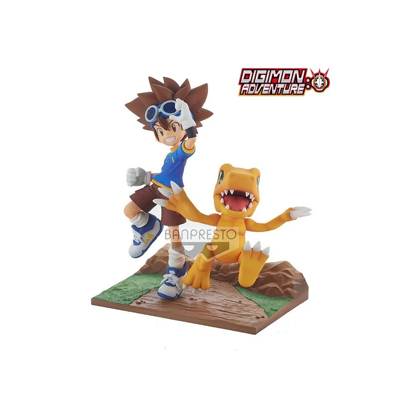 Belle Figurine: Figurine Digimon Adventure Dxf Adventure Archives Taichi & Agumon 15cm - W94