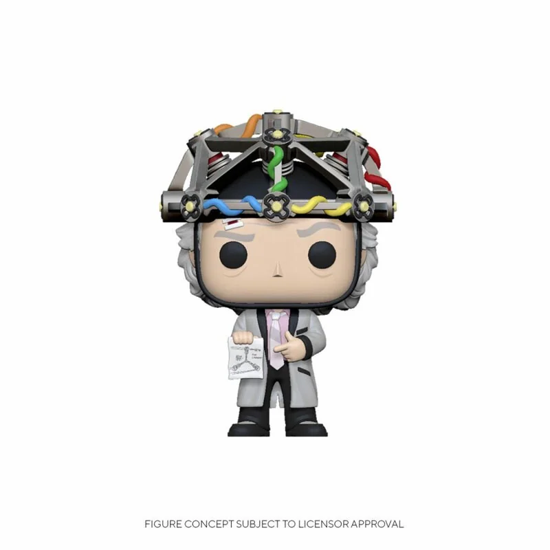Artistique Modèle: Figurine Pop Retour vers le Futur POP! Vinyl figurine Doc w/Helmet 9 cm