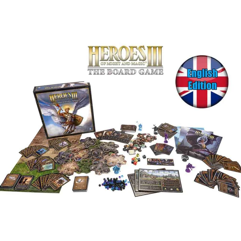 Soignée Vitrine: Jeu de plateau Heroes Of Might And Magic III The Board Game - English