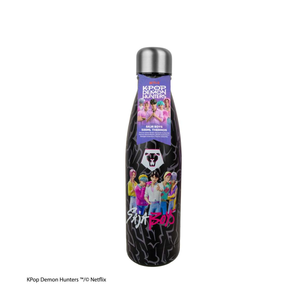 Rétro Décoration: KPOP DEMON HUNTERS - Saja Boys - Bouteille Isotherme 500ml