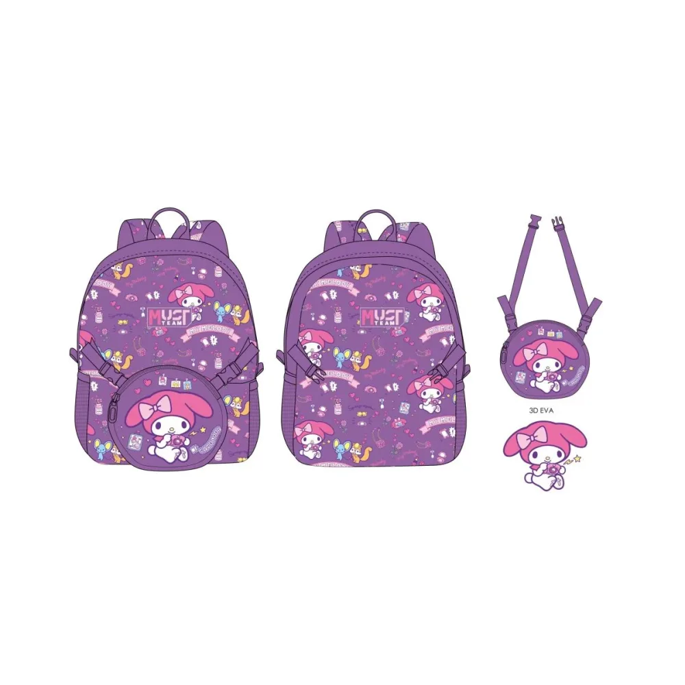 Belle pièce style geek: MY MELODY - Must - Sac à dos + un mini sac détachable