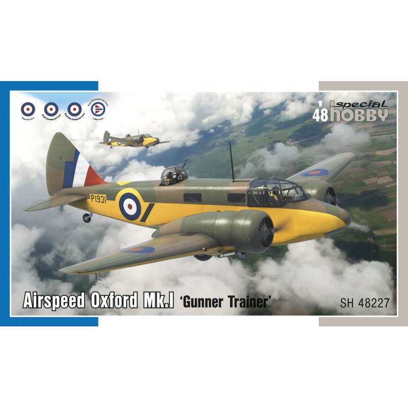 Pièce collection à exposer: Maquette Airspeed Oxford Mk.I ‘Gunner Trainer’