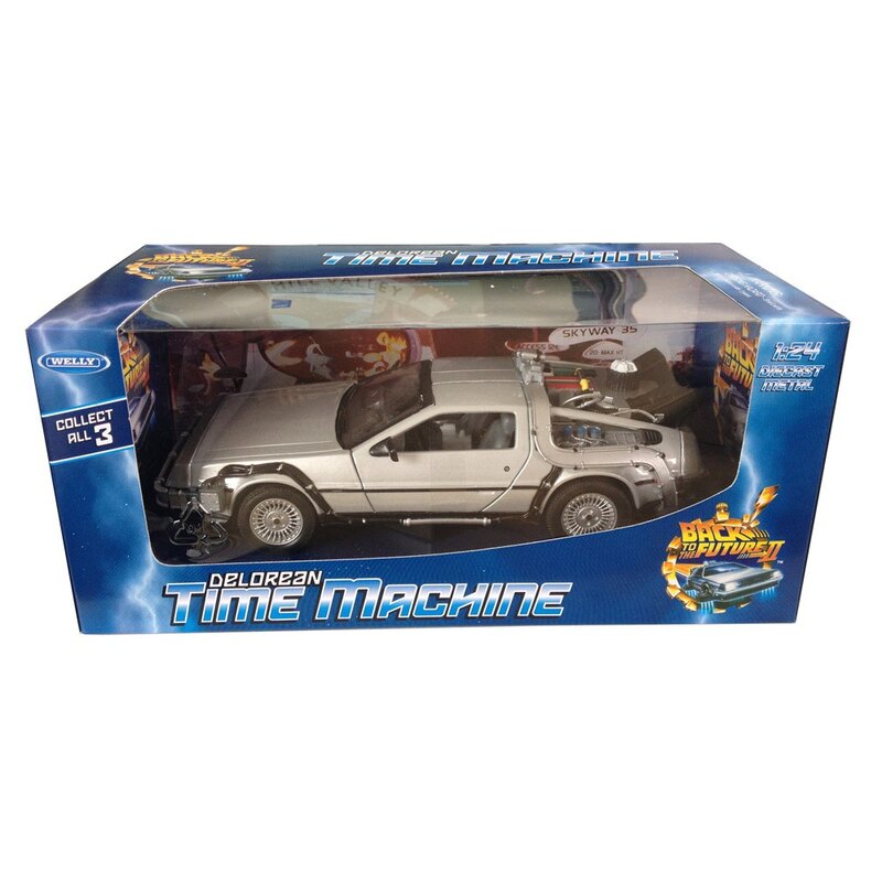 Originale Pièce: Retour vers le Futur II DeLorean LK Coupe 1981 1/24 métal