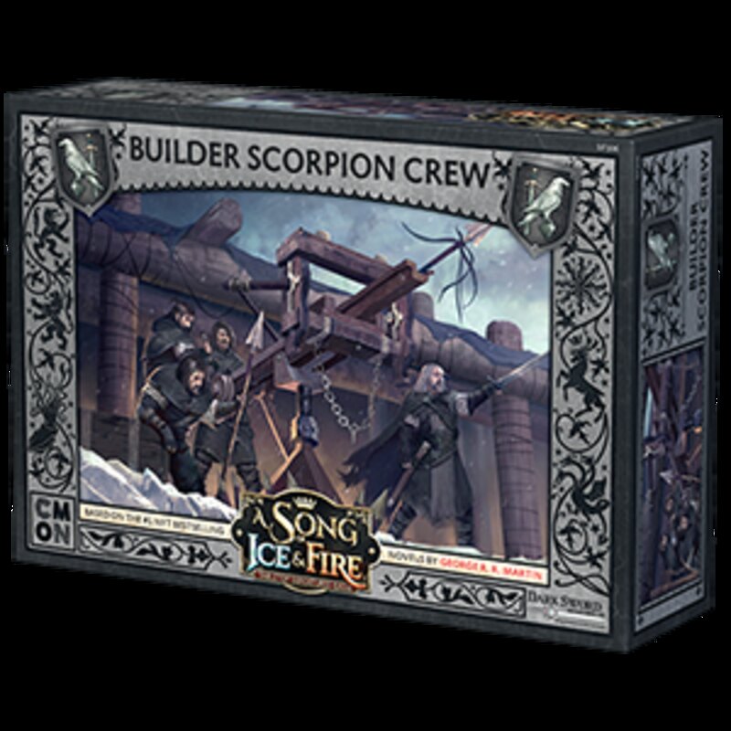Détaillée Pièce: Wargame • Trône de Fer (Le) - Le Jeu de Figurines : Scorpion et Équipage de Constructeurs