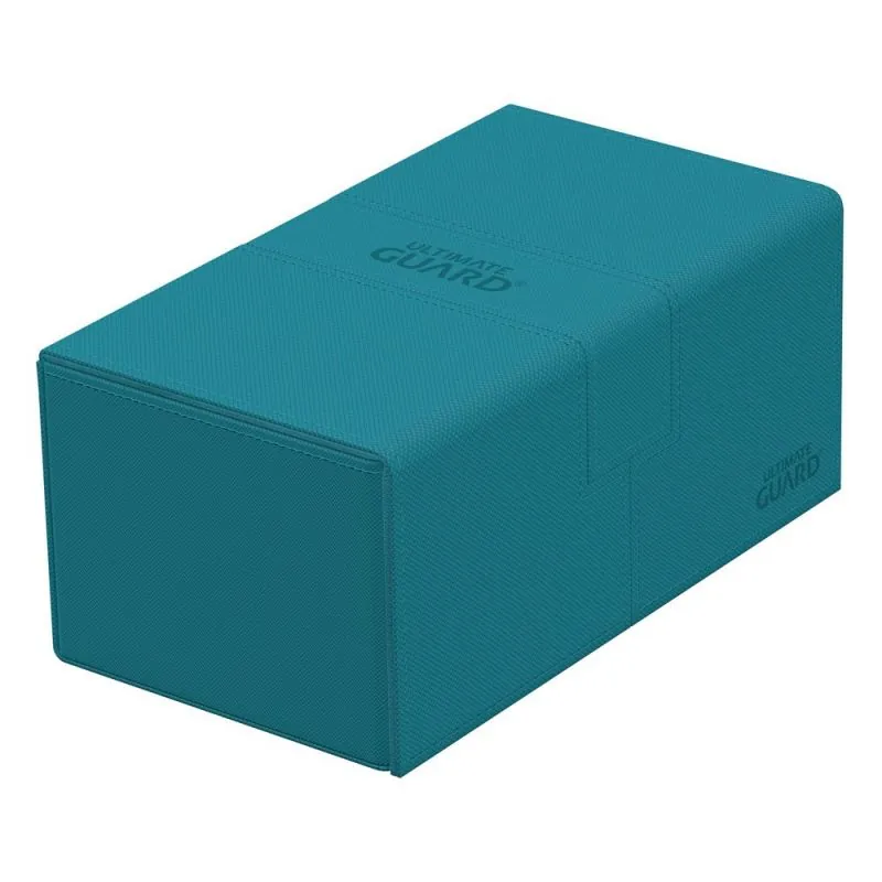 Charmante Design pour déco: Ultimate Guard Twin Flip`n`Tray 200+ XenoSkin Monocolor Bleu Pétrole