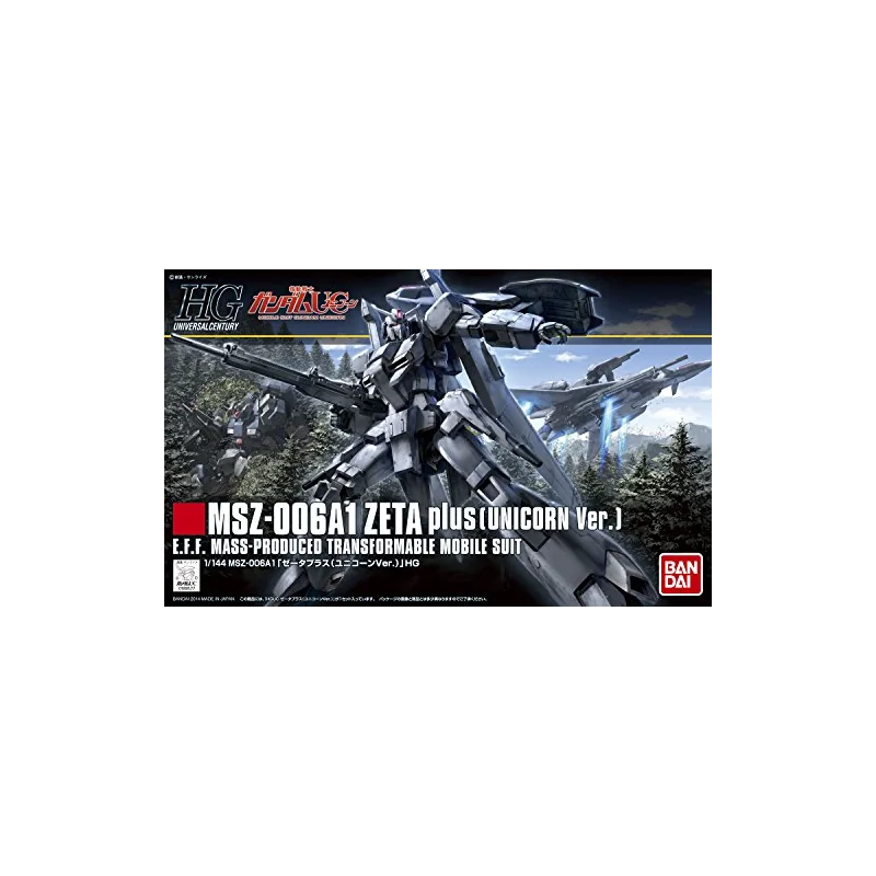 Collection style geek: Gunpla GUNDAM - 1/144 HGUC ZETA PLUS ( Unicorn Vers. ) - Model Kit