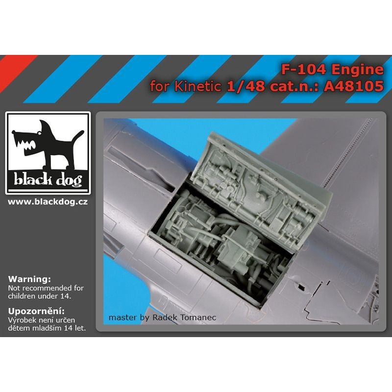 Originale Objet: Moteur Lockheed F-104 Starfighter (conçu pour être utilisé avec les kits Kinetic Model) [F-104J F-104G TF-104G F-104DJ/J]