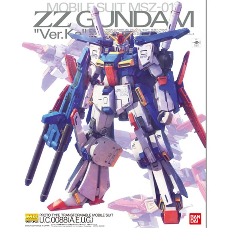 Pour étagère: Gunpla MG 1/100 ZZ GUNDAM VER Ka