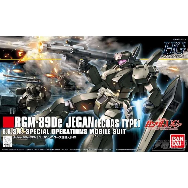 Pièce pour vitrine: Gunpla Hguc 1/144 jegan type echos