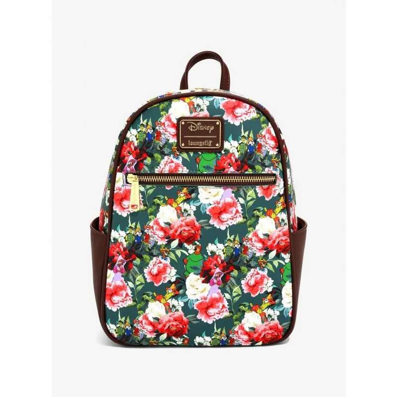 Pièce vitrine style pop: Disney Loungefly Robin Des Bois Mini Sac A Dos Floral Exclu