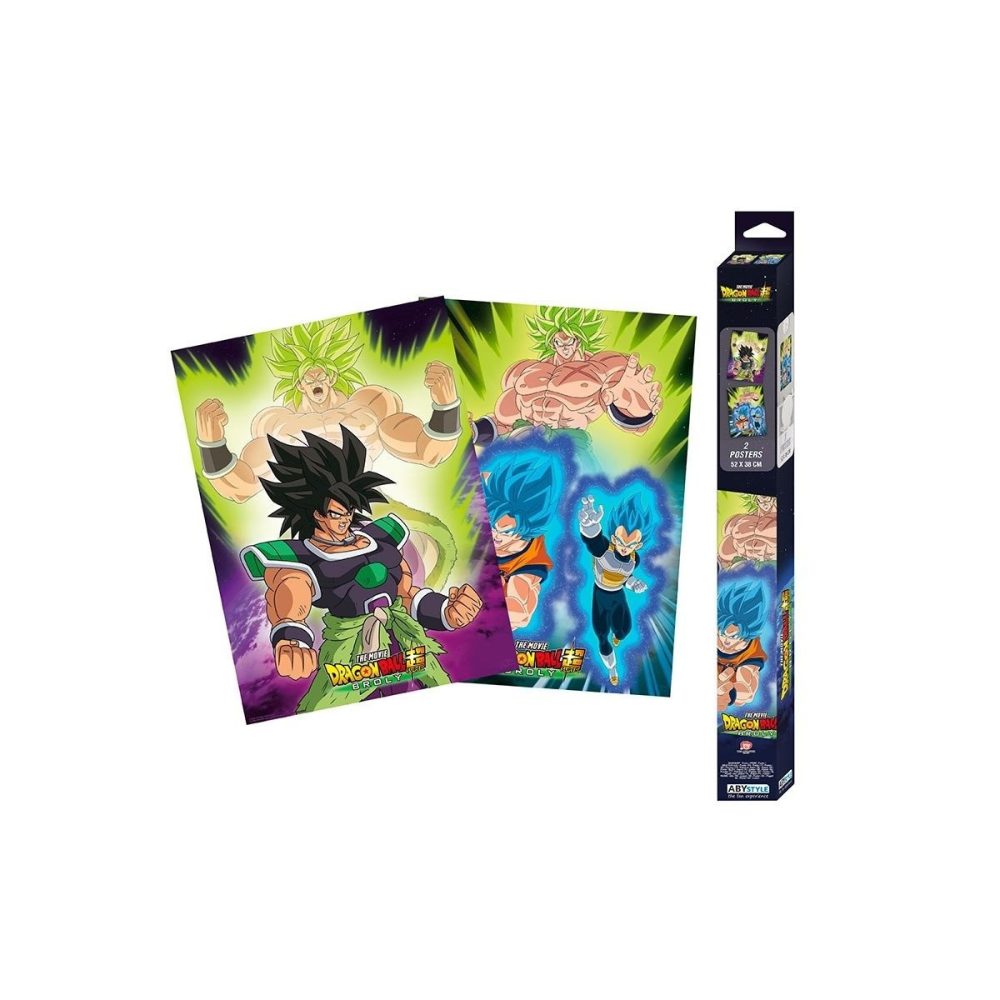 Artistique Pièce: Set de 2 Poster Dragon Ball - Broly