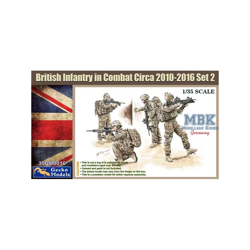 Objet style geek: Figurines Infanterie britannique au combat 2010-16 Set 2