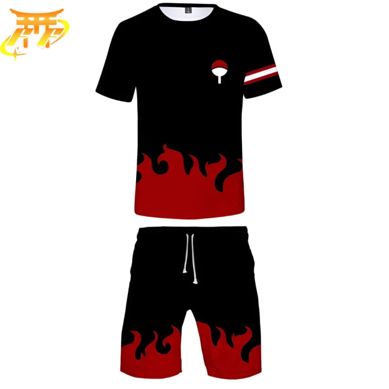 Charmante Pièce esprit déco: Pyjama Short Clan Uchiwa - Naruto Shippuden™