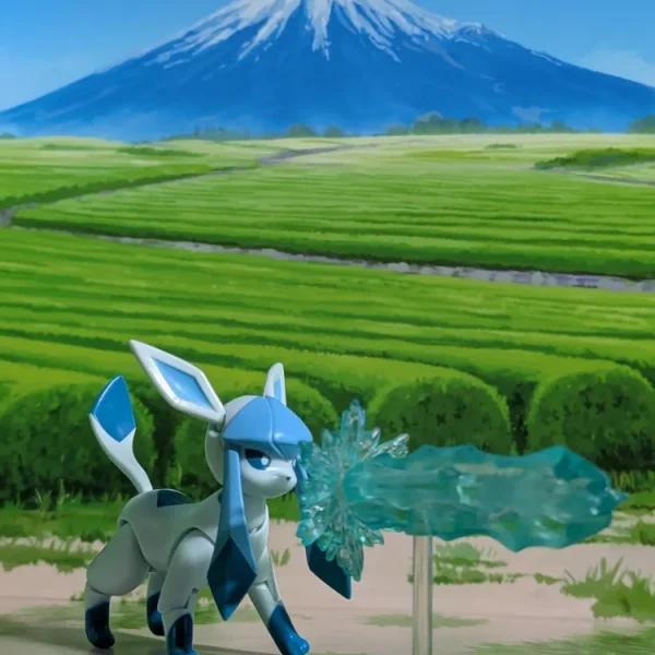 SHODO Pokémon 7 - Givrali | Glaceon (Figurine articulée + Accessoires)