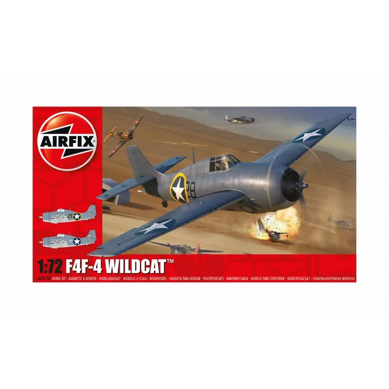 Vitrine look soigné: Maquette Grumman F4F-4 Chat sauvage