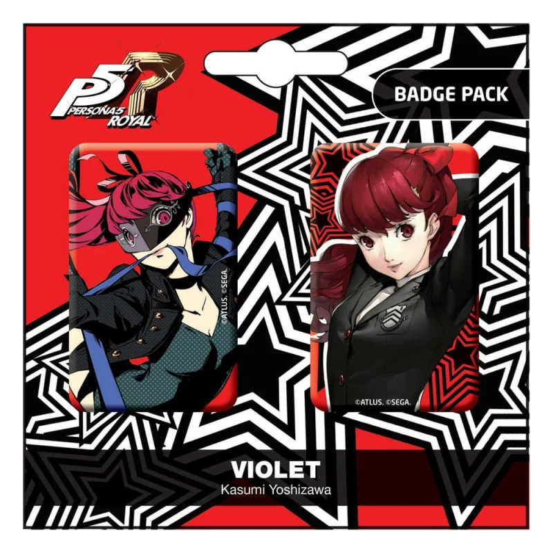 Objet coin collection: Persona 5 Royal pack 2 pin's Violet / Kasumi Yoshizawa